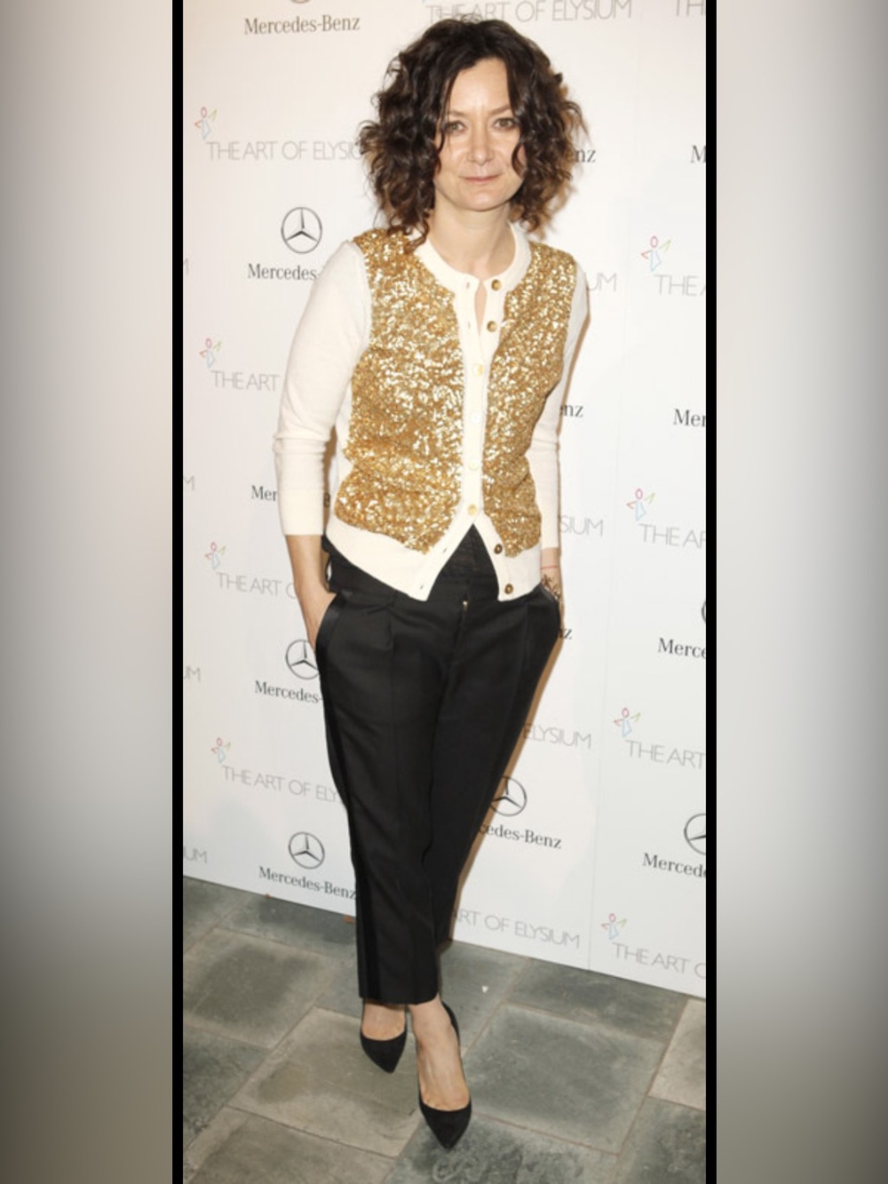 Sara Gilbert Actress LIFE SIZE Cardboard Cutout FREE